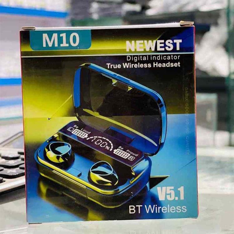 M10 Wireless Earbuds Bluetooth 5.1 TWS Earphones Full Touch Control Headphones Built-in Microphone Immersive Sound Quality Ensure Fast Stable & Auto Connection Smart LED Headset M10 Wireless Earbuds Bluetooth 5.1 TWS Earphones Full Touch Control Headphones Built-in Microphone Immersive Sound Quality Ensure Fast Stable & Auto Connection Smart LED Headset